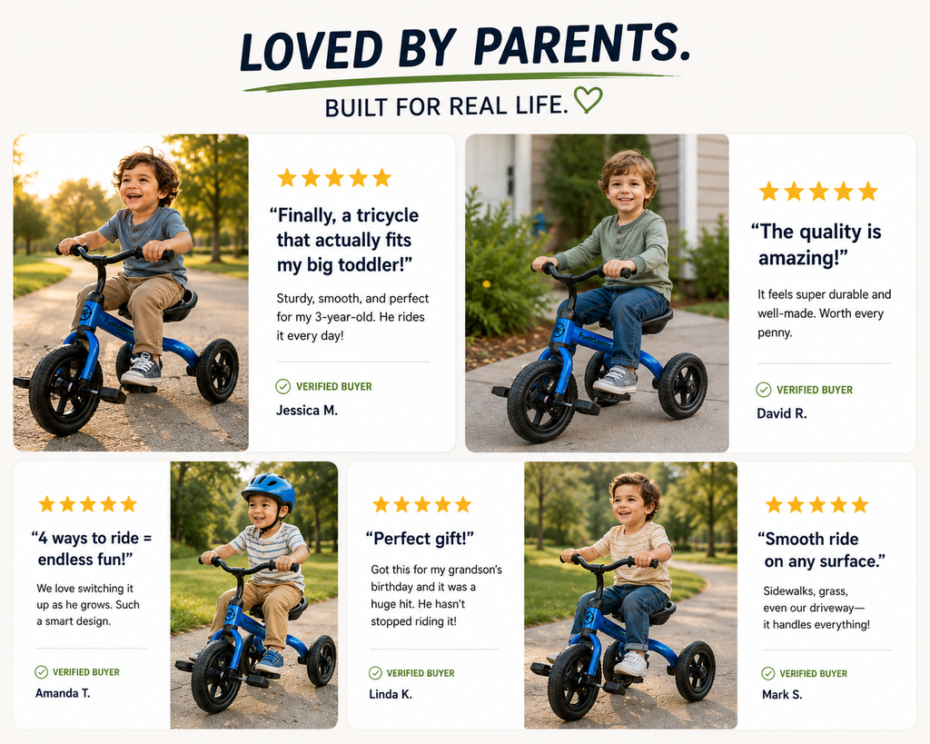 GrowCycle™ - Learn & Ride 4-in-1 Tricycle