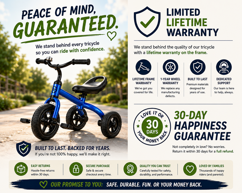 GrowCycle™ - Learn & Ride 4-in-1 Tricycle